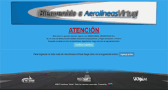 Desktop Screenshot of aerolineasvirtual.com.ar